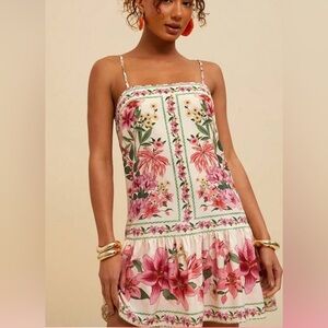 Floral Spaghetti Strap Dress